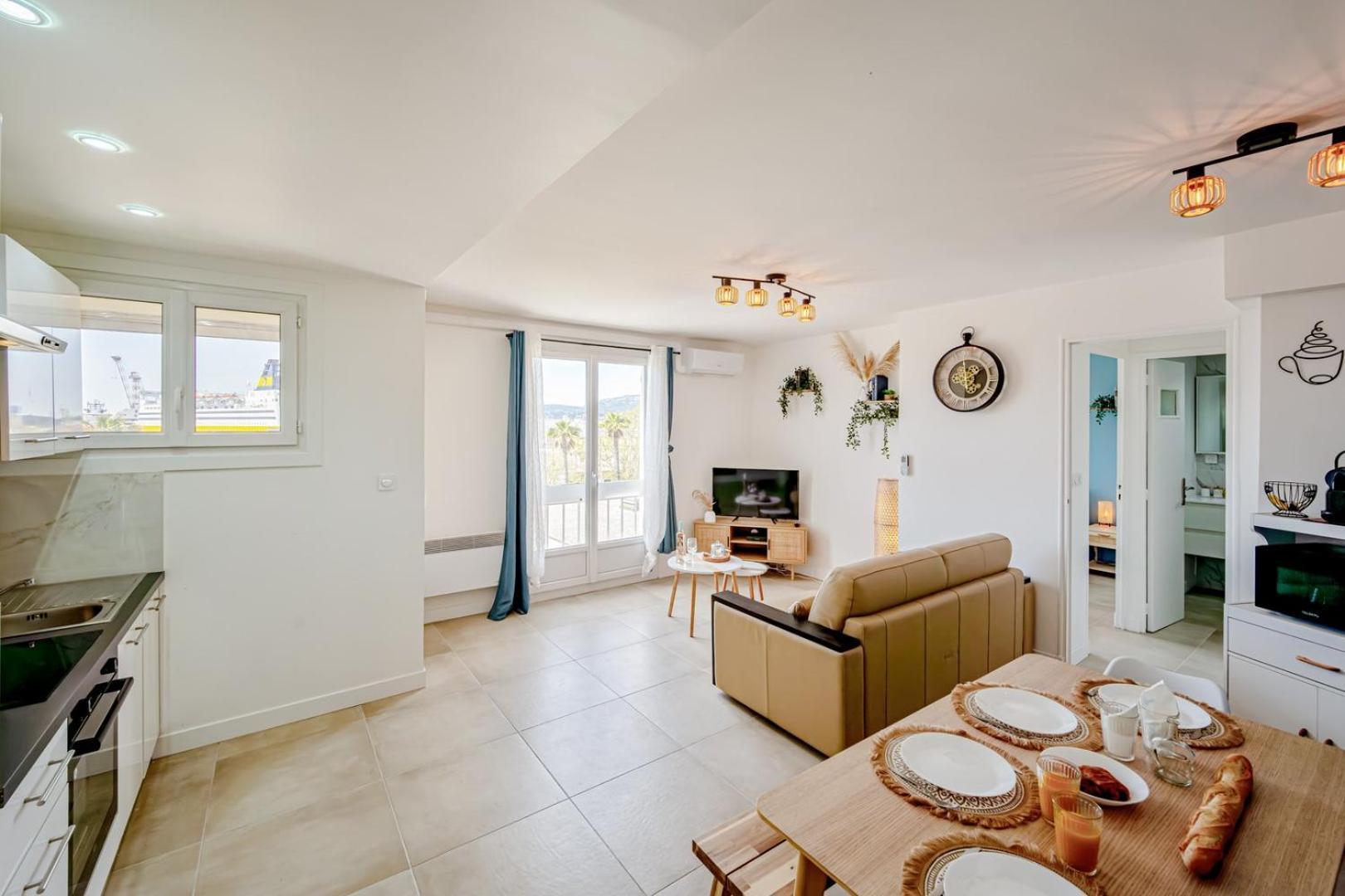Air-Conditioned Apartment - Sea View Port Toulon Exterior photo